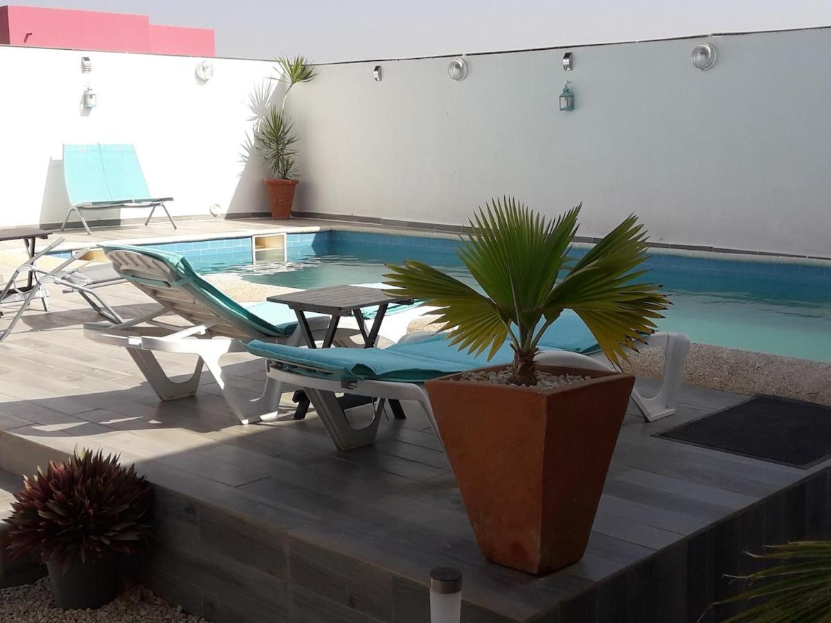 African Jaja Villa Piscine-Climatisation Popenguine Dış mekan fotoğraf