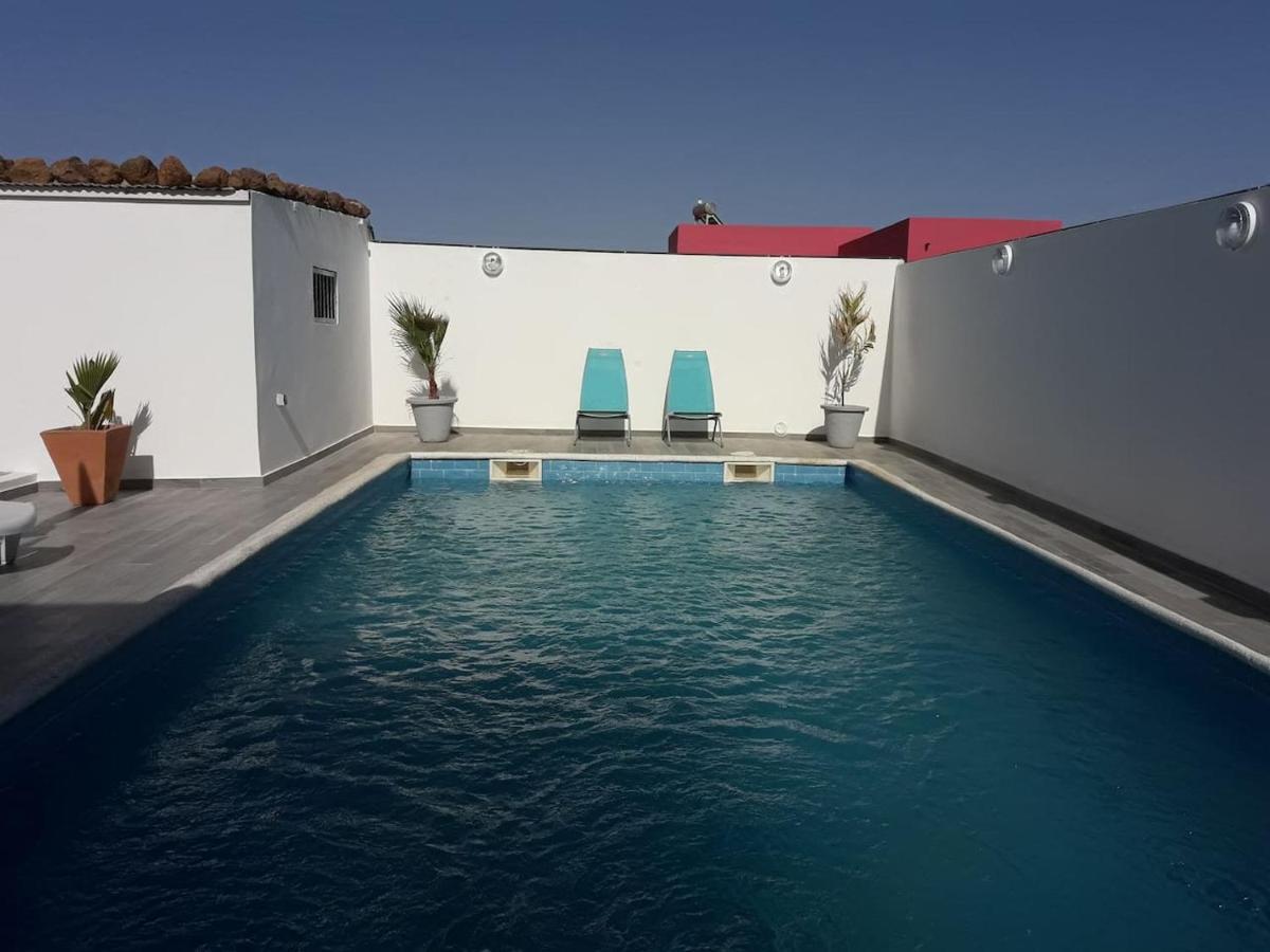 African Jaja Villa Piscine-Climatisation Popenguine Dış mekan fotoğraf
